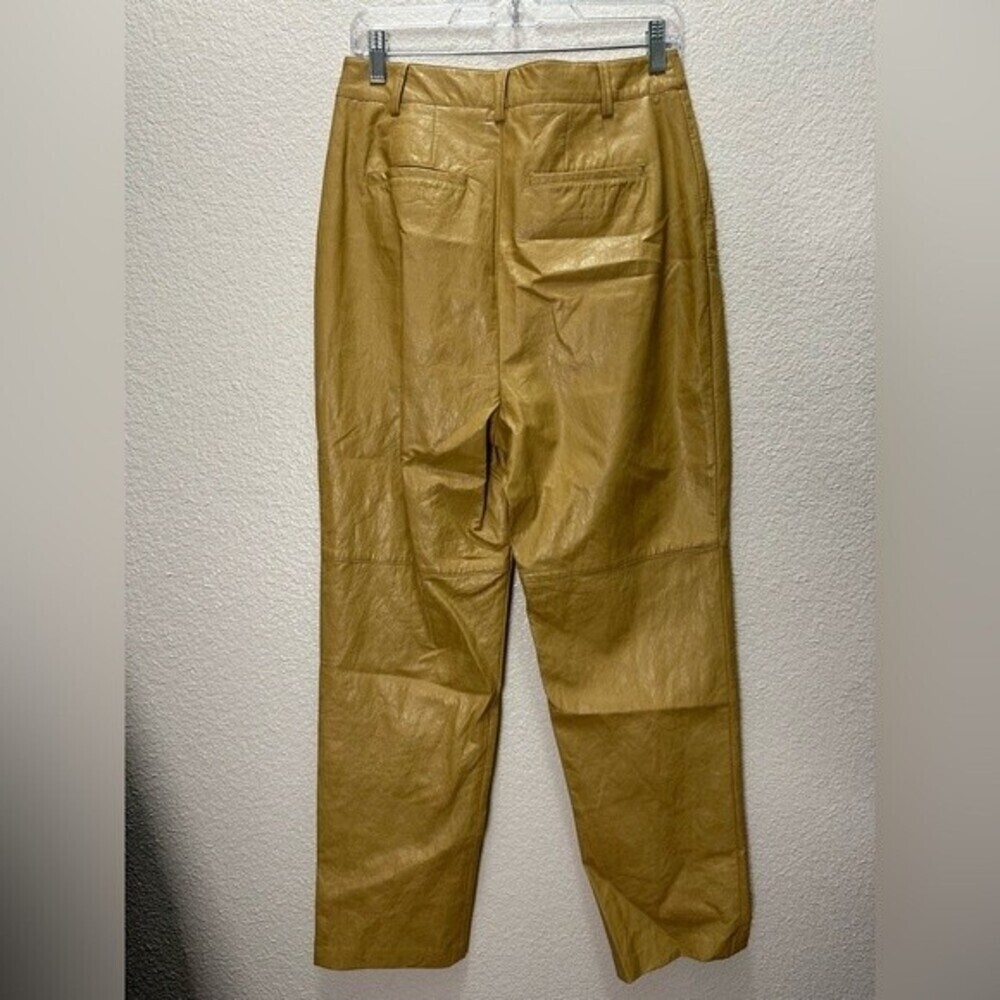 RAILS JO VEGAN LEATHER PANTS IN CAFE WOMEN'S SIZE 4 - Picture 7 of 7